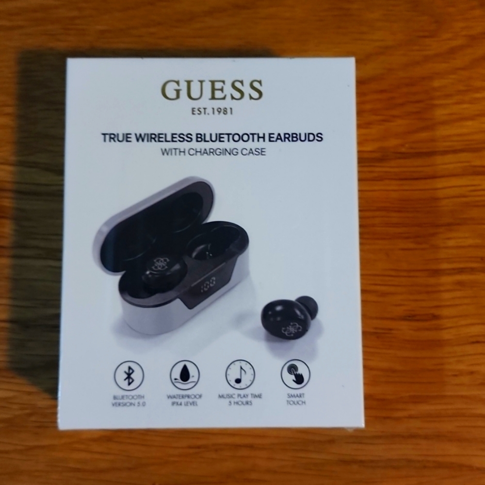 - Guess bluetooth earbuds